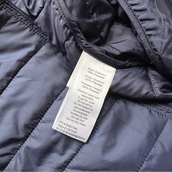 NWT Core365 by North End Women’s US S Classic Navy Packable Puffer Jacket - Picture 6 of 16